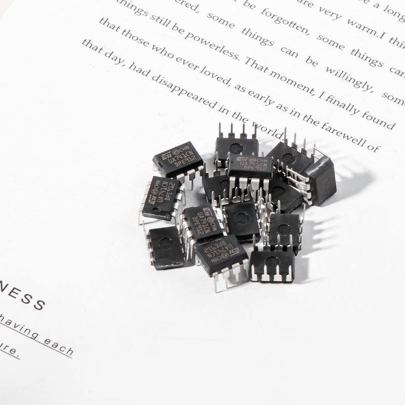 FOXTIP UA741CN UA741 Om-Amp DIP-8 General-Purpose IC Single Operational Amplifier 8-Pin (Pack of 22pcs) - Image 5